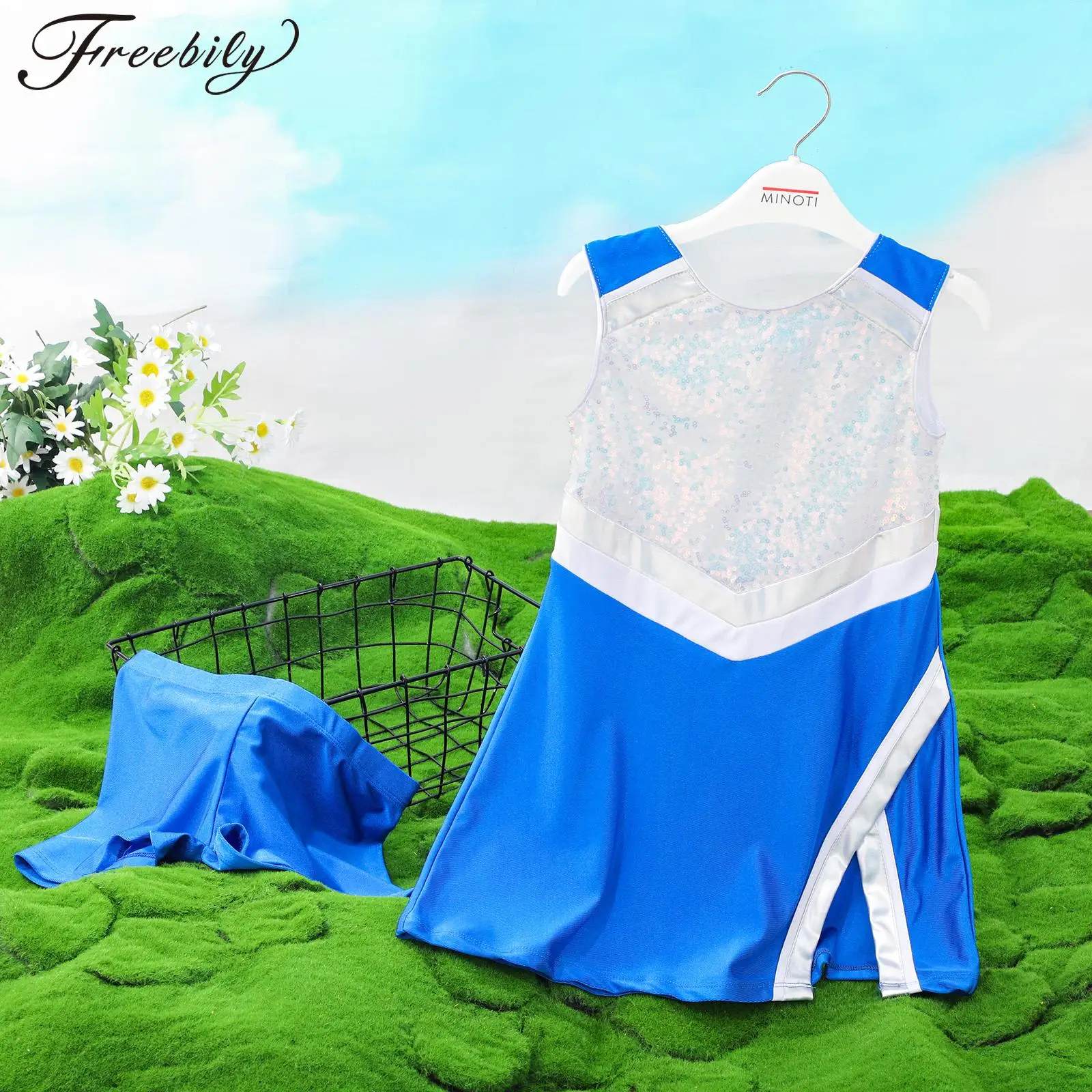 

Костюмы черлидинга для косплея для девочек, костюмы болельщиков на Хэллоуин, карнавал, фестиваль, сценические костюмы, униформа команды поддержки, наряд