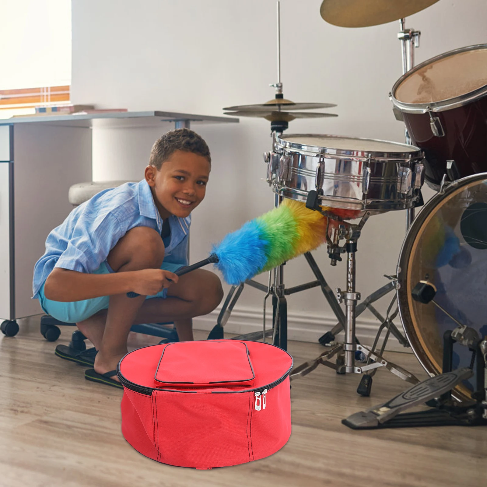 

Portable Army Padded Snare Case Marching Carrier Bag Percussion Stick Aldult