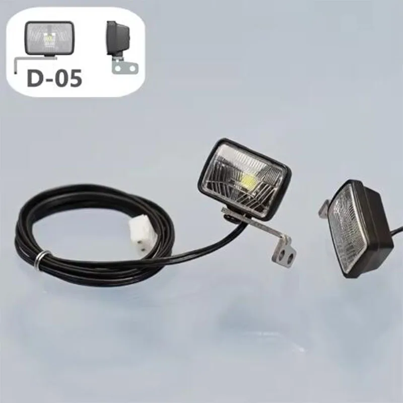 RC نموذج حفارة هيدروليكية الذراع الكبيرة الأضواء LED المصباح ل 1/12 1/14 RC شاحنة قلابة كابوليت CAT336 Huina 1850 JDM LESU