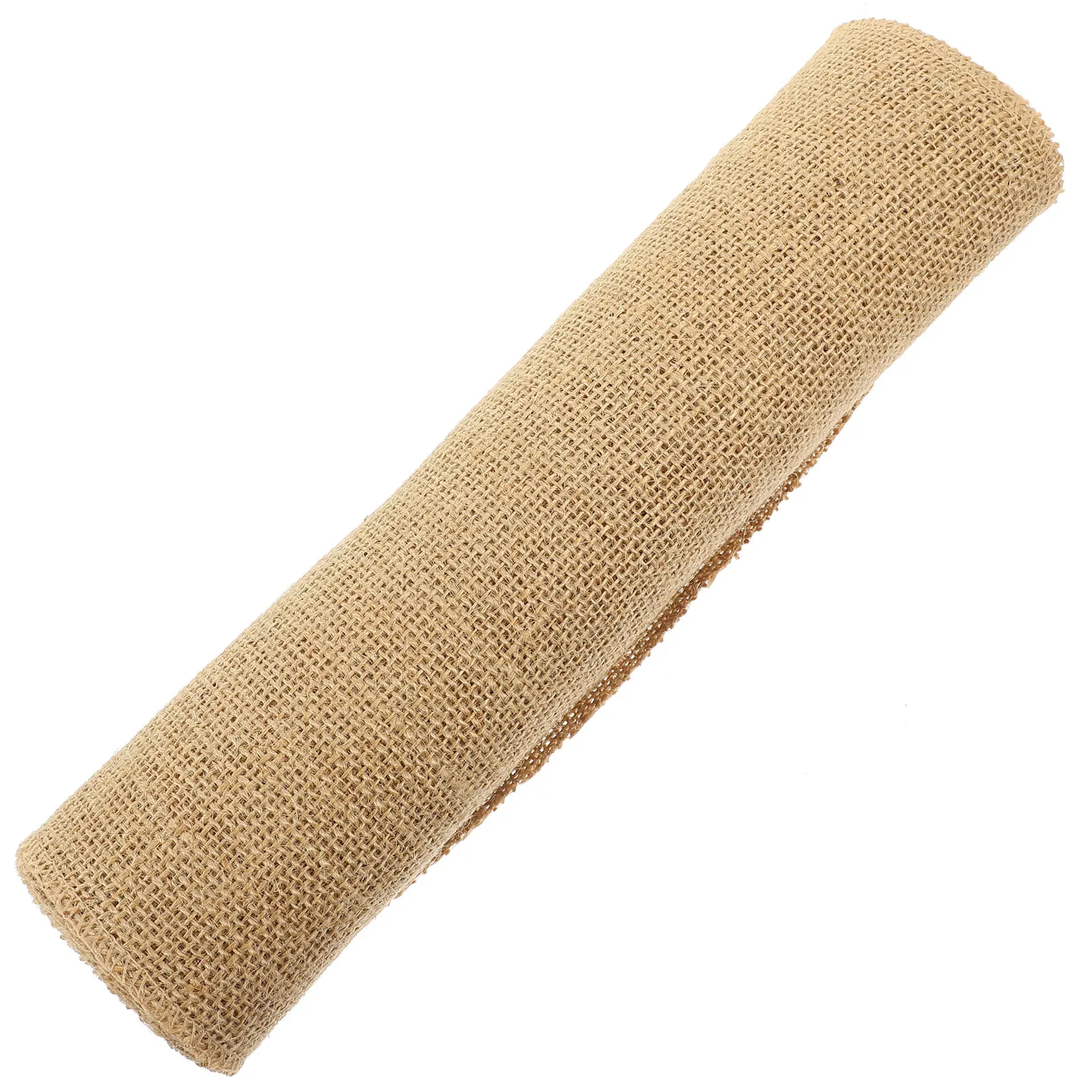 

DIY Flax Strip Natural Table Runner Centerpiece Decoration Multi-Function Reusable Christmas Party Supplies Natural Flax Strip