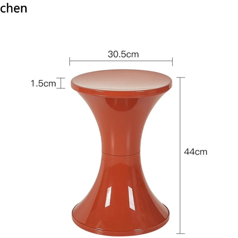 creative plastic low stool household living room can store small stool door shoe changing stool