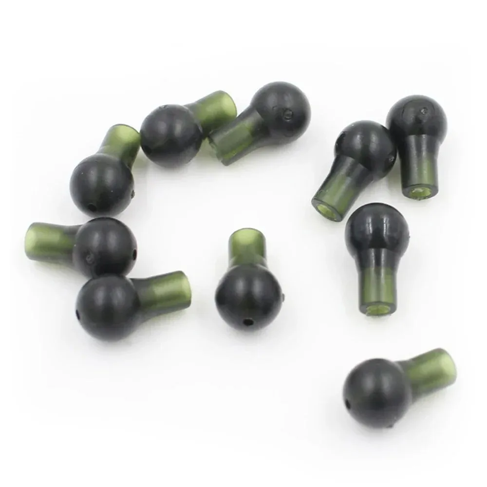 جولة رئيس عازلة الخرز المغذية الصيد عازلة الخرز أنبوب مطاطي ذيل بأكمام مضادة للتشابك أجزاء معالجة منصات الكارب الأوروبية #3