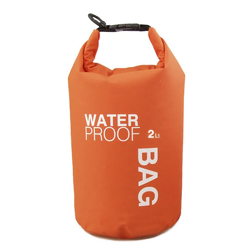 

2L Waterproof Dry Bag 285x180mm Outdoor Camping Kayaking Foldable PVC Mesh Food Drink Storage Boat Accessories