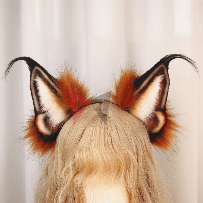 

MMGG New Hand Made Work Caracal Cat Ears Hairhoop Headband Headwear Costume Accessories Custom Made