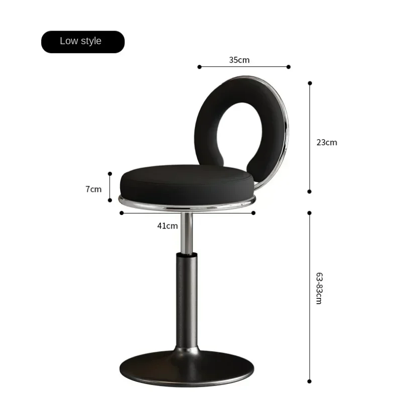 Light Luxury Modern Bar Chairs Living Room Lounge Metal High Stool Commercial Restaurant Counter Stool Bar Furniture