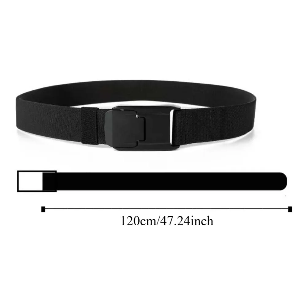 حزام مطاطي للرجال شديد التحمل، حزام من النايلون الحقيقي القوي، حزام مطاطي للجنسين، إبزيم صلب سريع التحرير قابل للتعديل #6