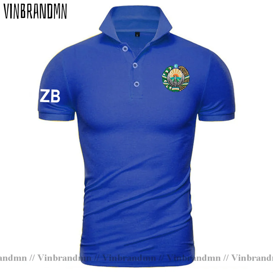 

Uzbekistan Uzbekistani Polo Shirts Men New Fashion Brands Printed For Country 100% Cotton Shirt Nation Team Tops UZB O'zbekiston