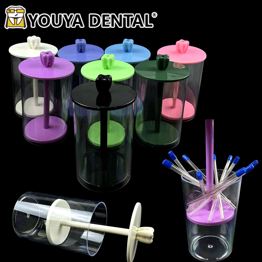 Dental Saliva Ejector Storage Box Disposable Aspirator Tube Dentisty Tools Storage Organizer Dentist Spray Nozzle Tube Container