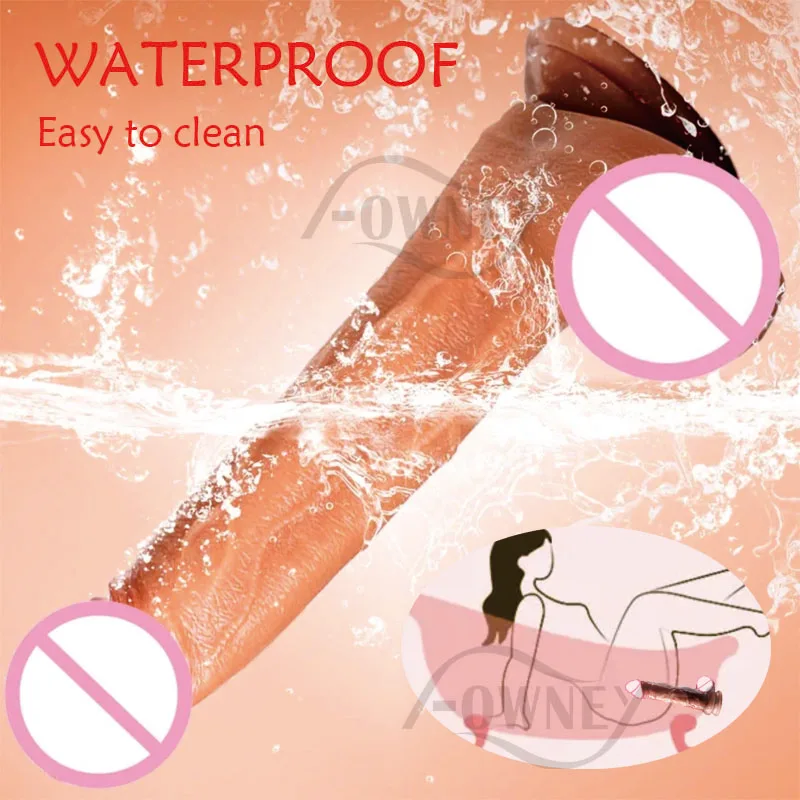 Женский толкающий аппарат, мастурбатор, поддельные фаллоимитаторы для женщин, пенис, секс-игрушки для взрослых, мужской фаллос, анальный расширитель