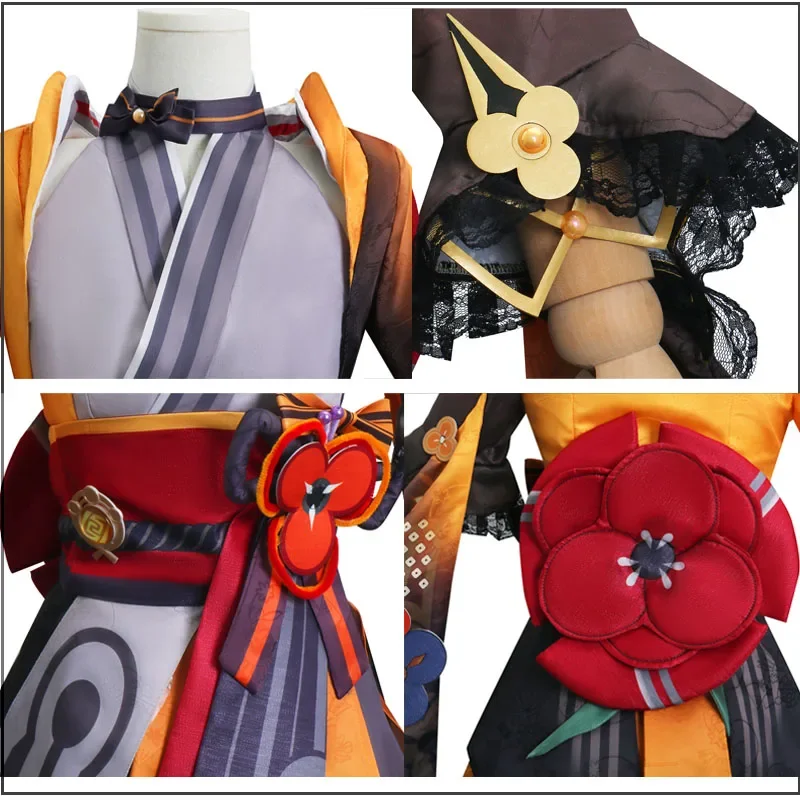Chiori Cosplay Costume Genshin Impact Uniform Wig Anime Chinese Style Halloween Chiori Cosplay Suits Costume