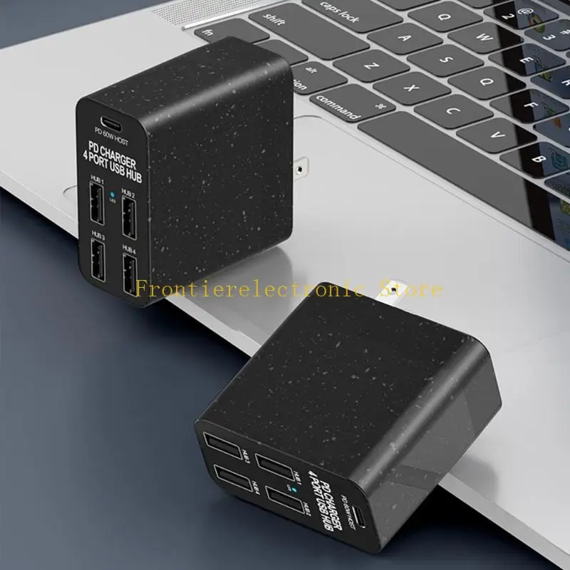 Adapter Hub G8DB Multiport USB2.0 Adapter со светодиодным индикатором Portable USB Extender