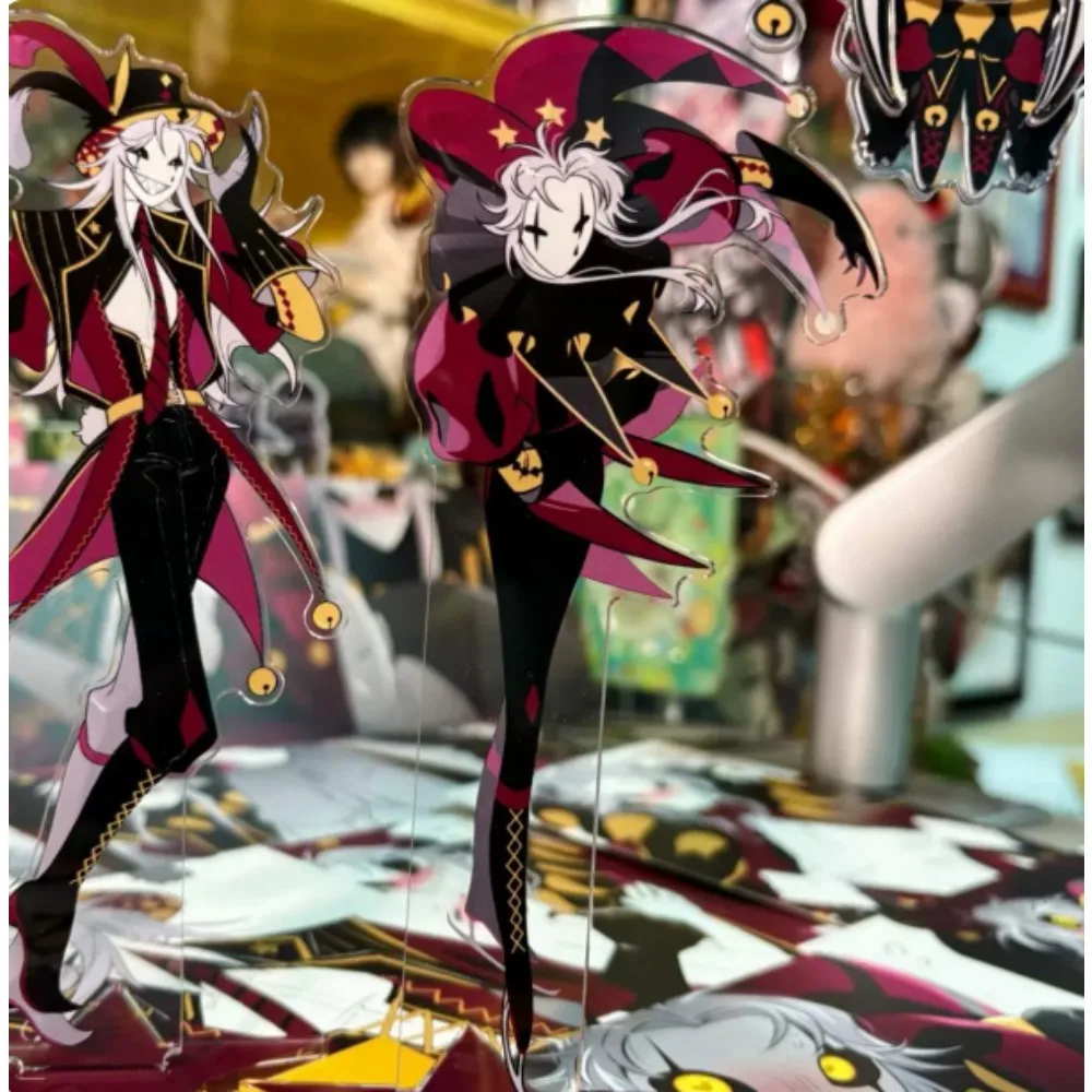 Exquisite Game Circus Stand Character Pierrot with High Appearance Model Signboard for Friends Standing Ornament Decoration Gift
