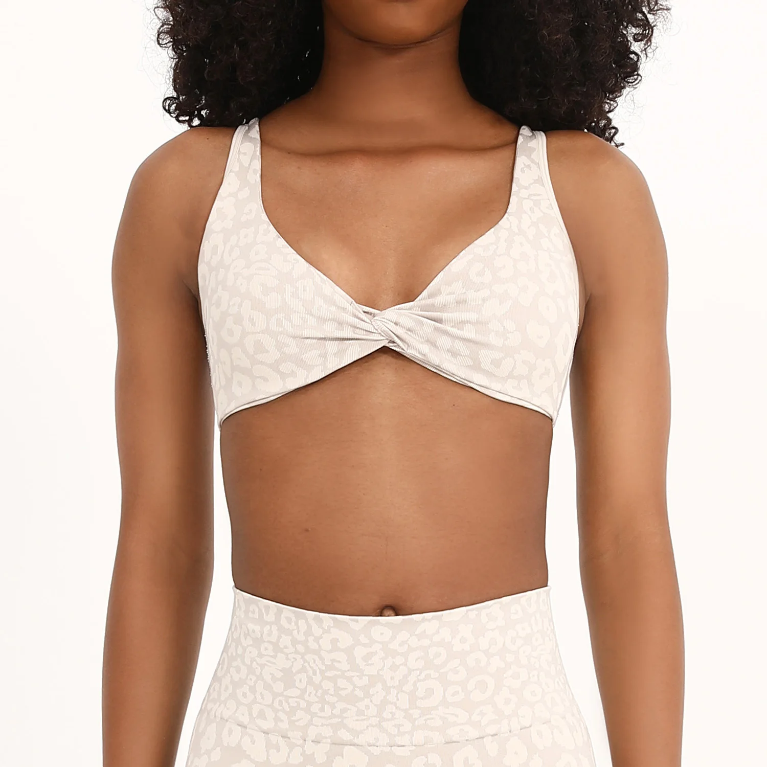 

Леопардовый принт Kink Плиссированный бесшовный бюстгальтер для фитнеса на открытом воздухе Нескользящий спортивный бюстгальтер пуш-ап