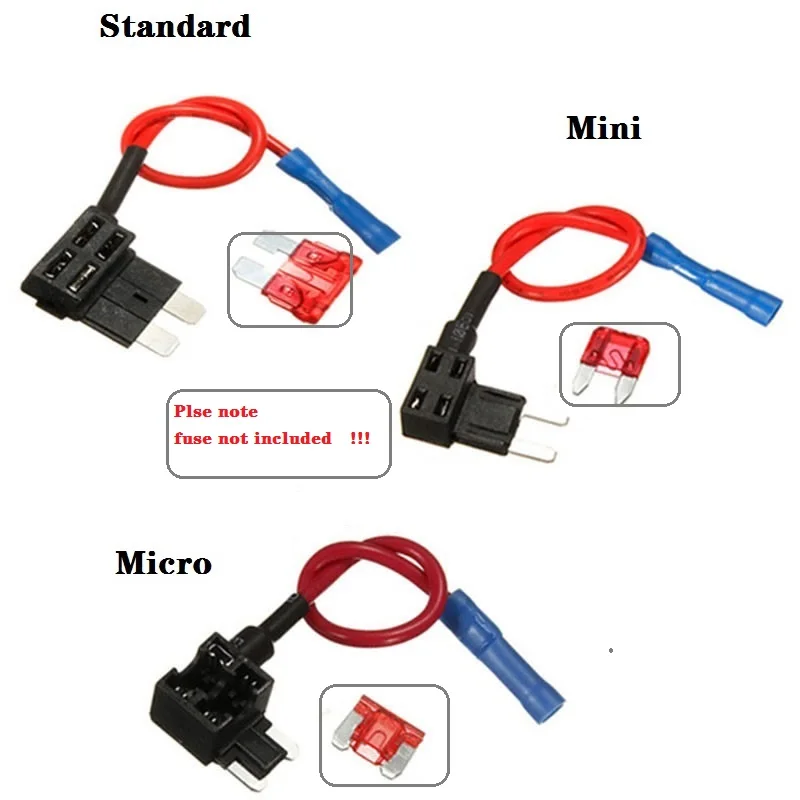 12v  Add-a-circuit Tap Micro/mini/standard ATM APM10A Blade Car Car Fuse Box Electrical Collector