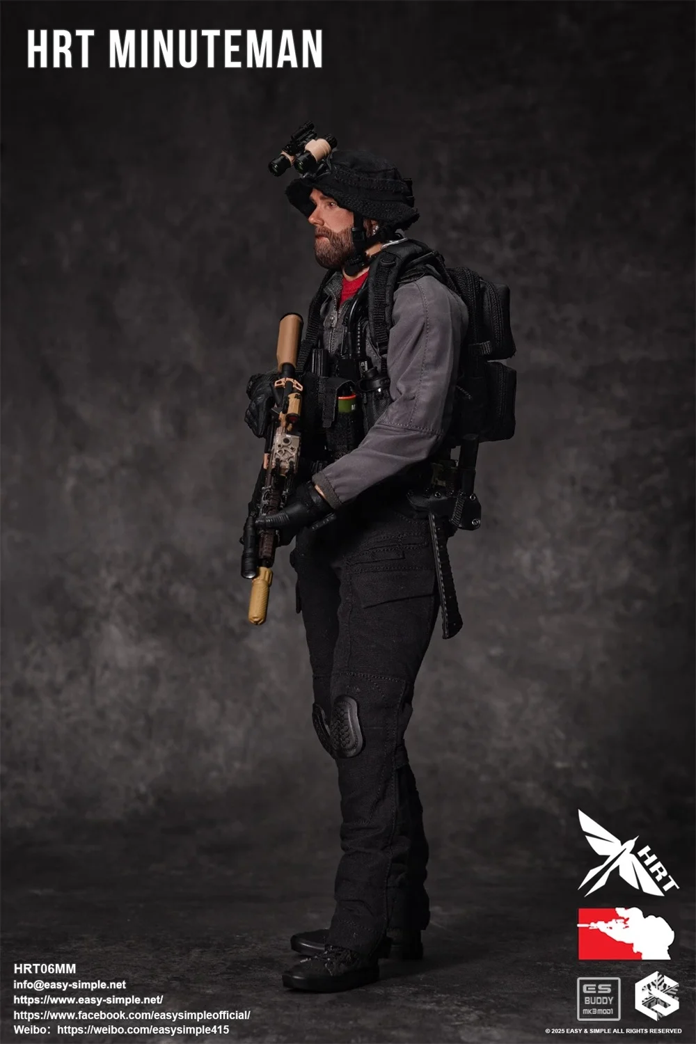 Heiße Verkäufe 1/6 EASY&SIMPLE ES HRT06MM HRT Minuteman Betriebseinheit Soldat Komplettset Bewegliche Actionfigur Geschenk für Fans Sammeln