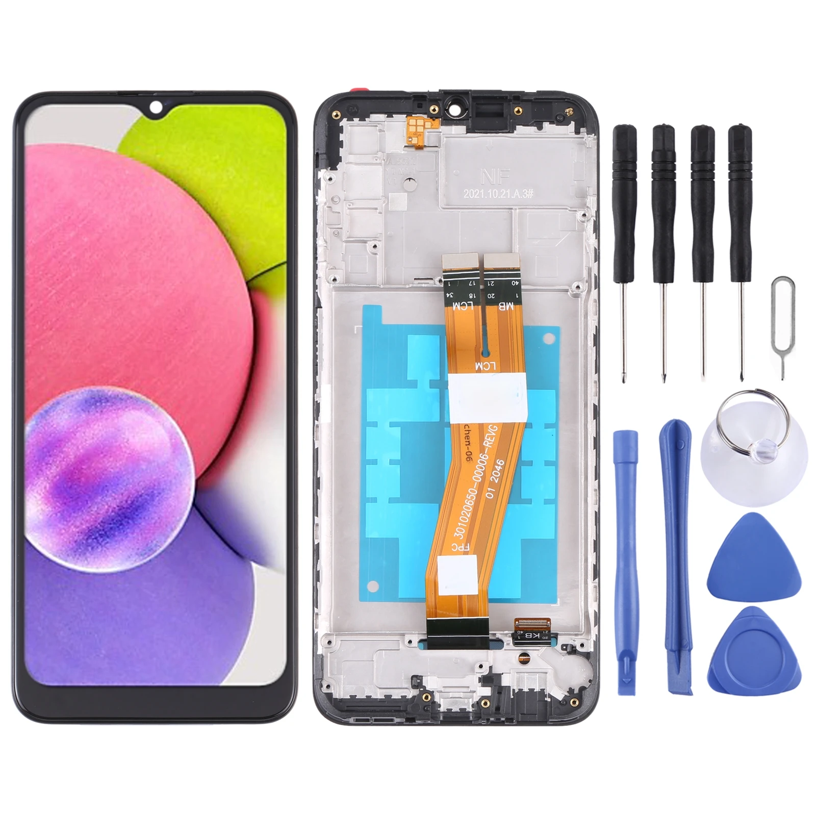 

OEM ЖК-экран для Samsung Galaxy A03s SM-A037G/A037M дигитайзер в сборе с рамкой