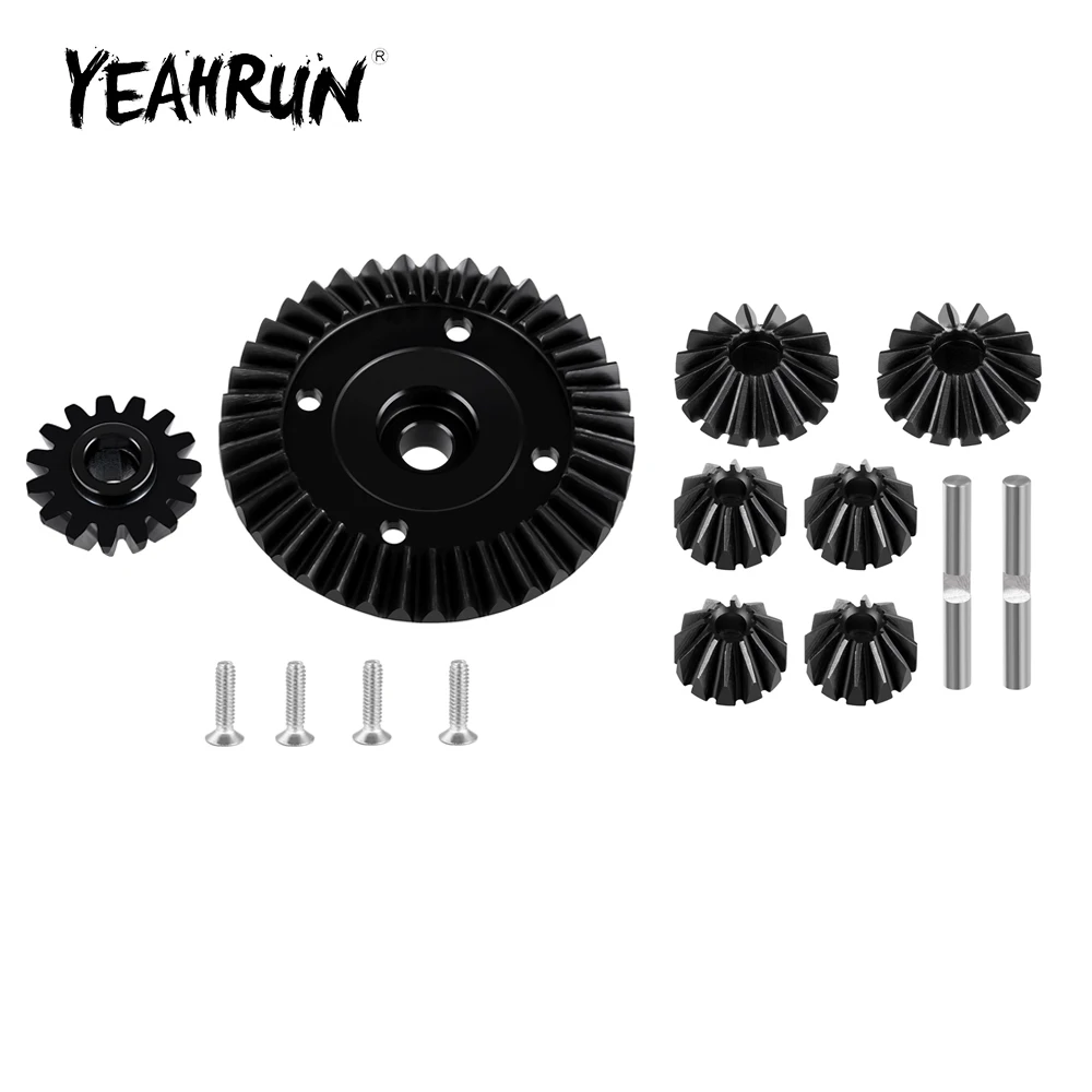 

YEAHRUN 40CR Steel Differential Gear Output Satellite Gears Set for Tamiya TT02 1/10 RC Drift Car Upgrade Parts