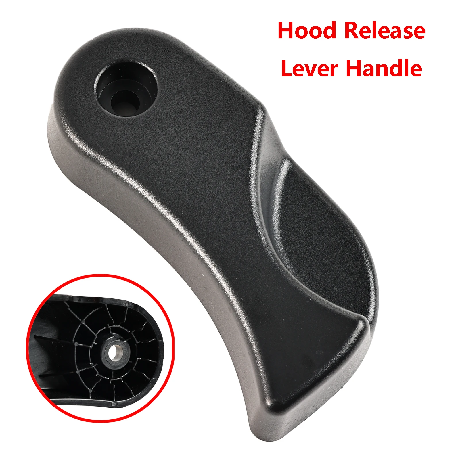 1X For BMW 1/3/6 Series E87 E90 E84 E93 323i 325i 328i 330i 335i Xi E82 640i 330xi X1 650i Hood Release Lever Handle 51237058117