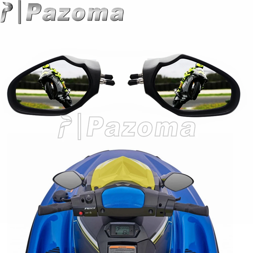 ABS Rearview Mirror Jet Ski Motorboat Side Mirrors For Yamaha Waverunner VXR VXS VX 1050 1100 1800 DELUXE CRUISER SPORT 2010-16