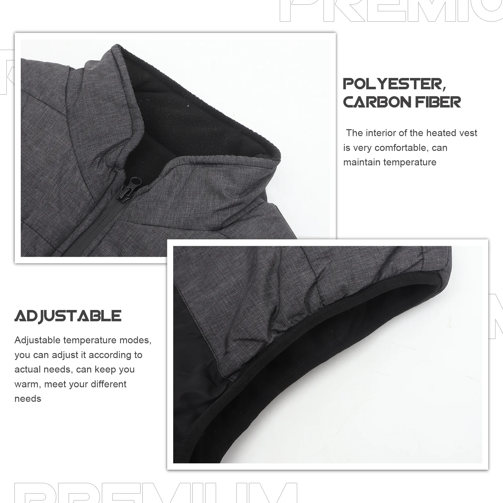 

Adjustable Heated Vest for Men Women Electric Heating Vest for Hiking Skiing Fishing Cold Weather Warm Outdoor Wear