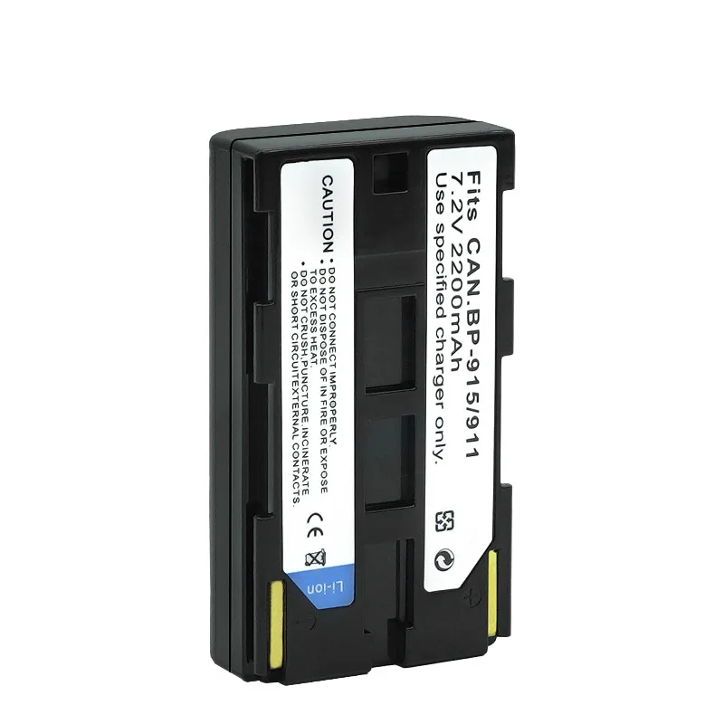 2200 mAh BP-911 Akku-Ersatz für Canon BP-911/BP-911K/BP-914/BP-915/FV500/MV200 Camcorder