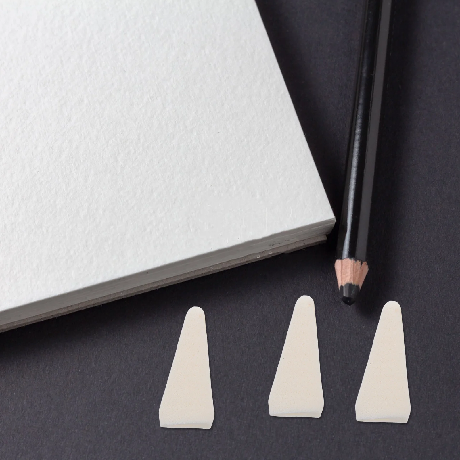 

40Pcs Sketch Eraser Replacement Cotton Tips for Drawing Shading Blending Sketch Wiper Heads Sketching Tools Artist Supplies