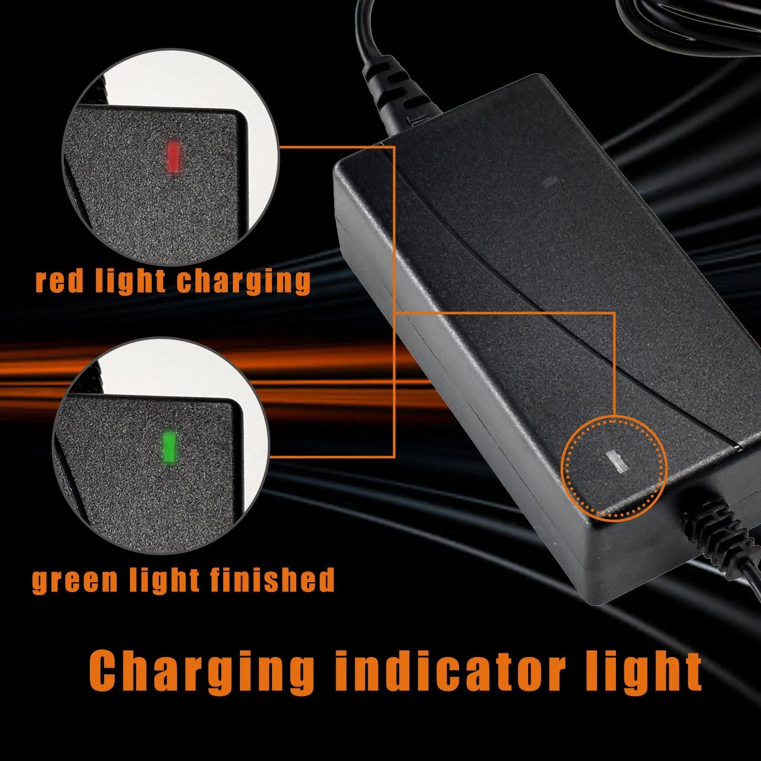 36V/42V Charger Lithium Battery Charger Output 42V2A Input 100-240V AC Lithium Li-Poly Charger For 10Series 36V Charger Lithium