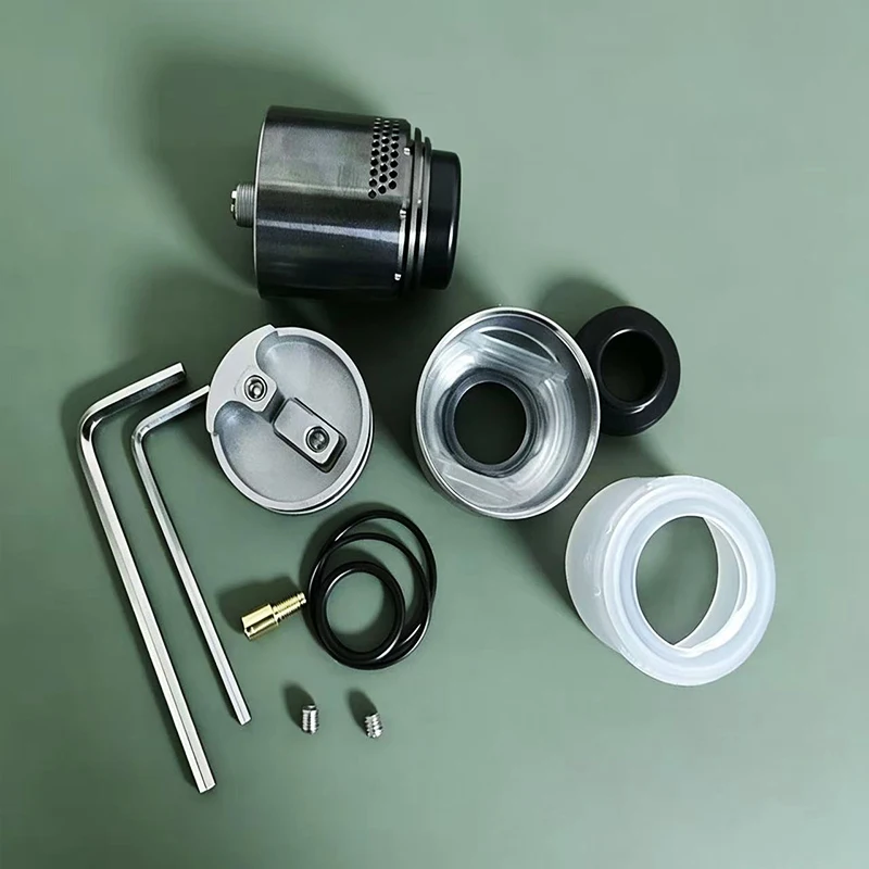 DIY TEMPLE 28MM RDA Squonk BF Atomizer Rebuildable Dual Coil Top Filling Tank with Wide 810 Drip Tip for 510 Thread Spare Part - view 6