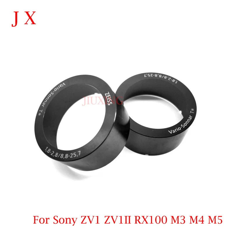 Para Sony ZV1 ZV1II RX100 M3 M4 M5 parámetros de lente círculo reemplazo de cámara lente frontal montaje anillos de conexión accesorios de cámara