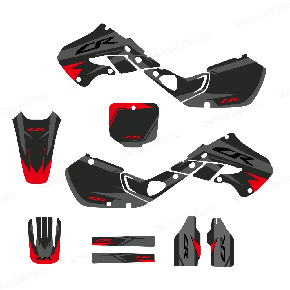 

Подходит для Honda CR125R 1998-1999, CR250R 1997-1999: Комплект декоративных графических наклеек для мотокросса
