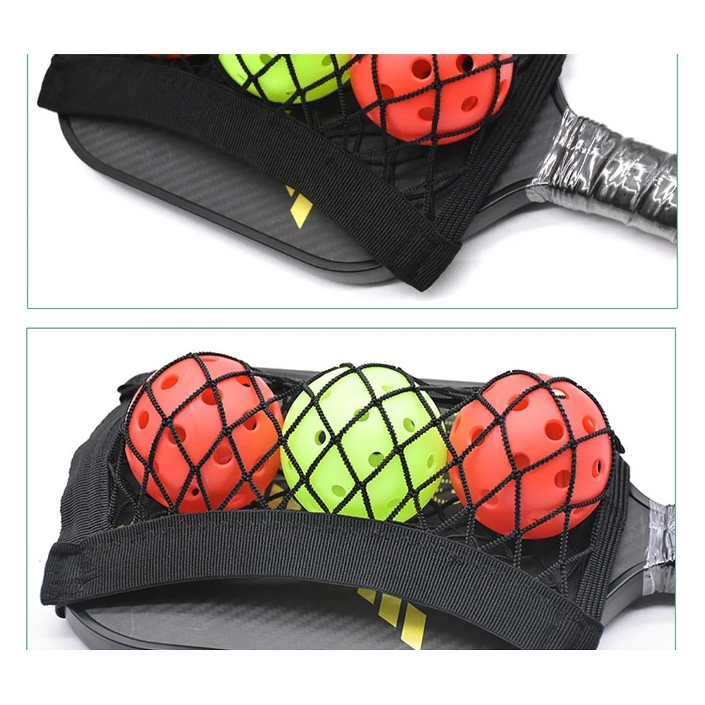 Lightweight Pickleball Storage Bag Breathable Pickleball Mesh Bag Compact Foldable Design Lightweight Portable
