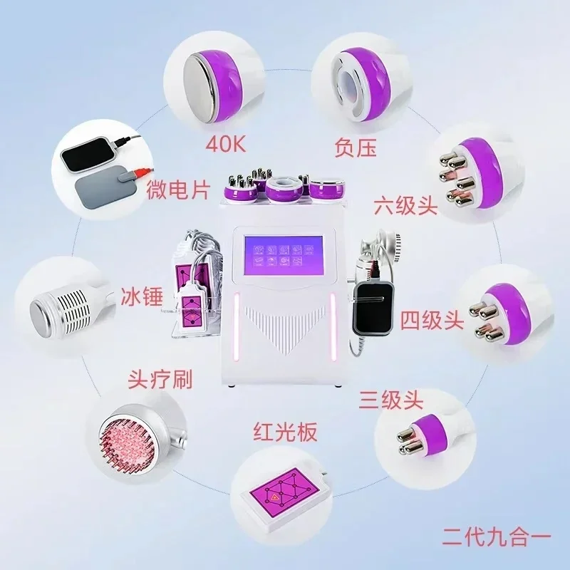 Vacuum RF 80K Cavitation Fat-Melting Slimming Ultrasonic Liposuction Machine – Facial Lifting and Body Contouring