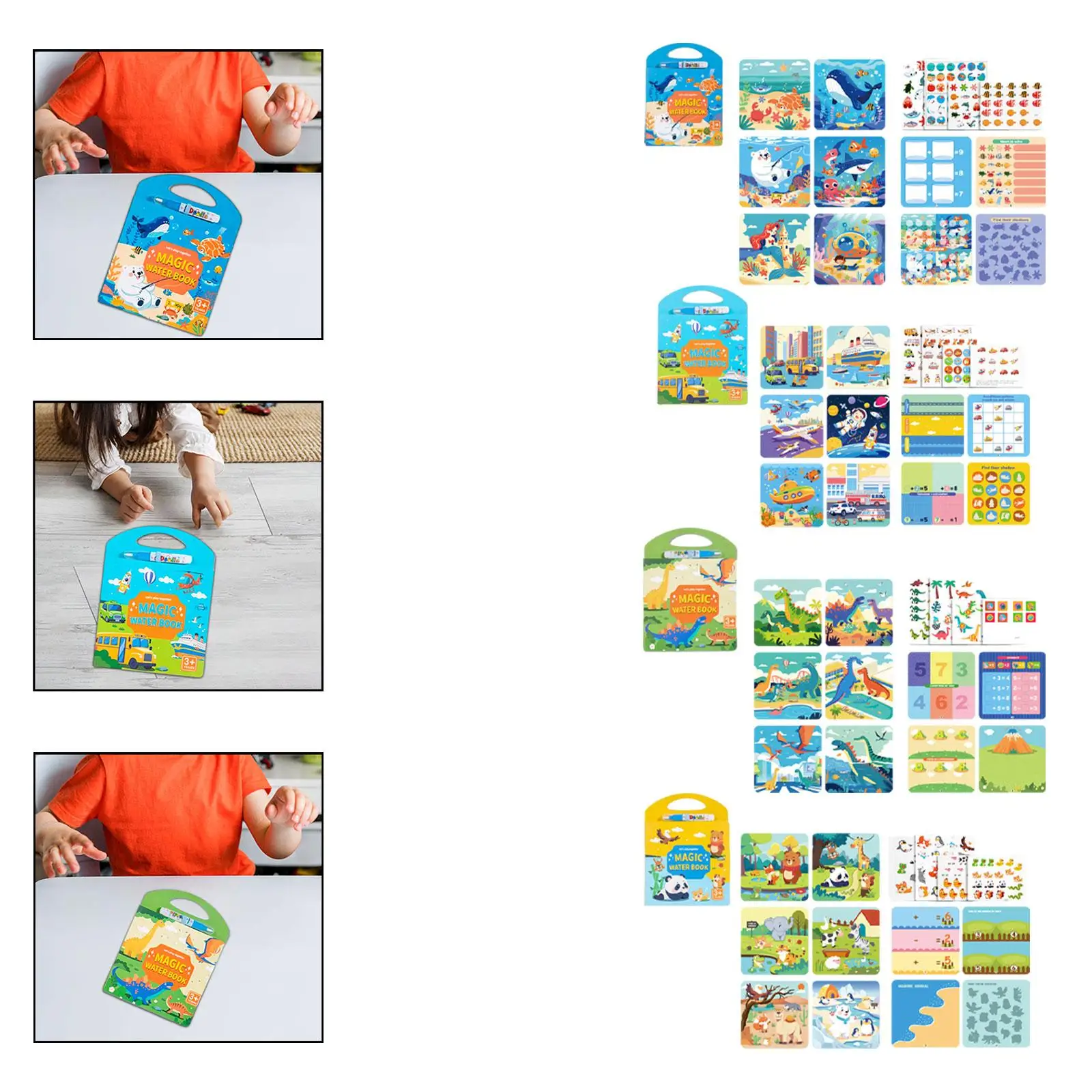 

Water Painting Album Drawing Tablet for Training Birthday Gifts Travel