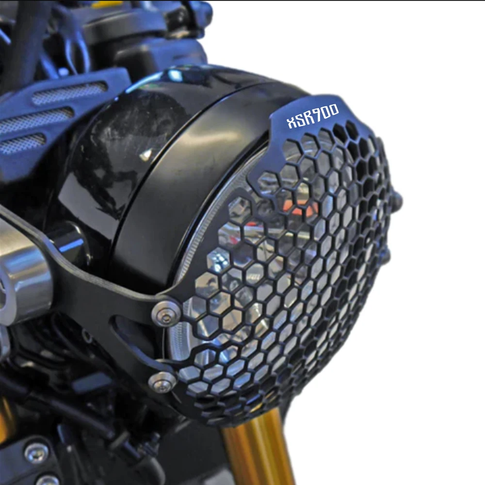 

For Yamaha XSR900 2016-2021 2020 Motorcycle Accessories CNC Aluminum Headlight Guard Grille Protector Impact Resistant Cover