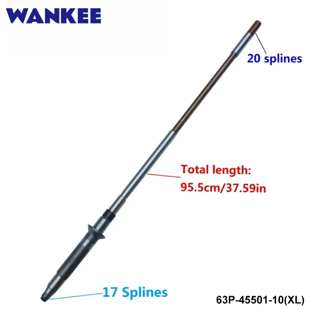Driver Shaft 63P-45501 XL For Yamaha Outboard Motor 4T F150HP 25