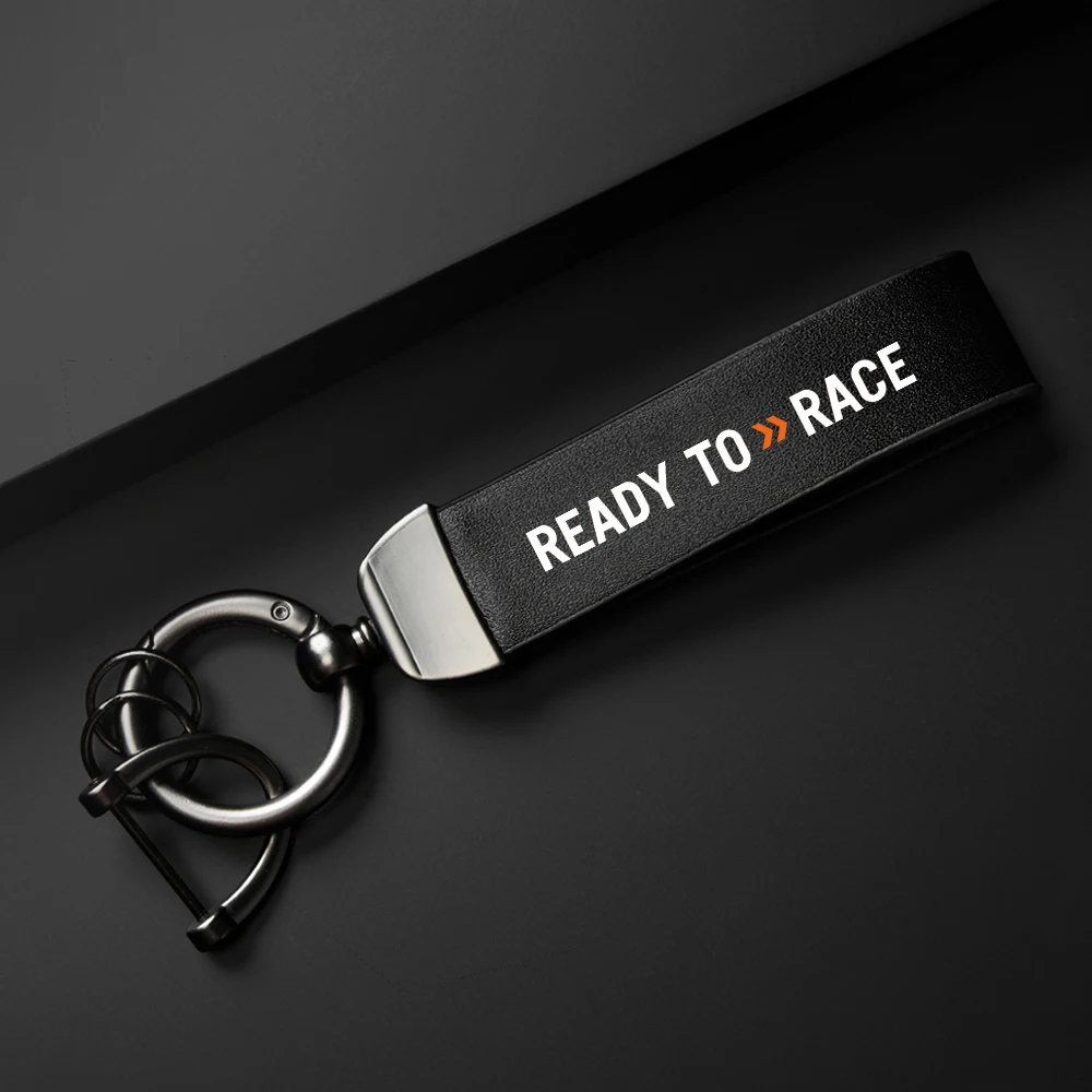 

Motorcycle High-Grade leather Keychain Holder Keyring For KTM Ready to Race Adv Duke 390 690 790 890 1190 Rc 1290 Adventure