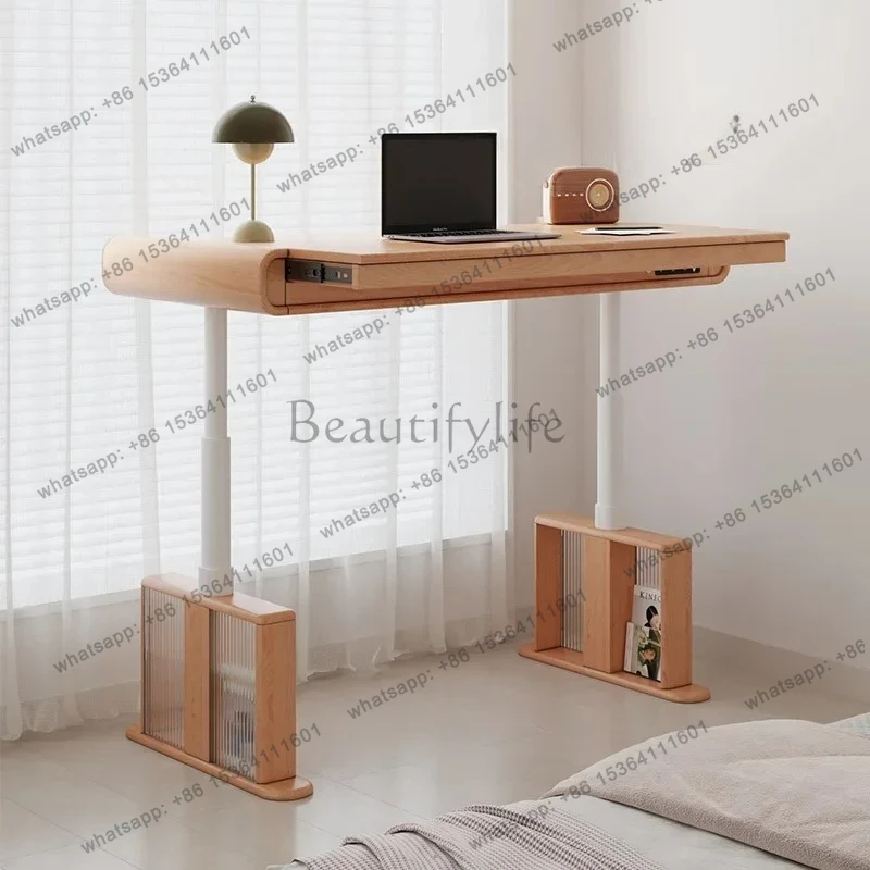 

Tavolo da studio con sollevamento nordico, finestra a bovindo elettrica, tavolo per computer intelligente, banco da lavoro