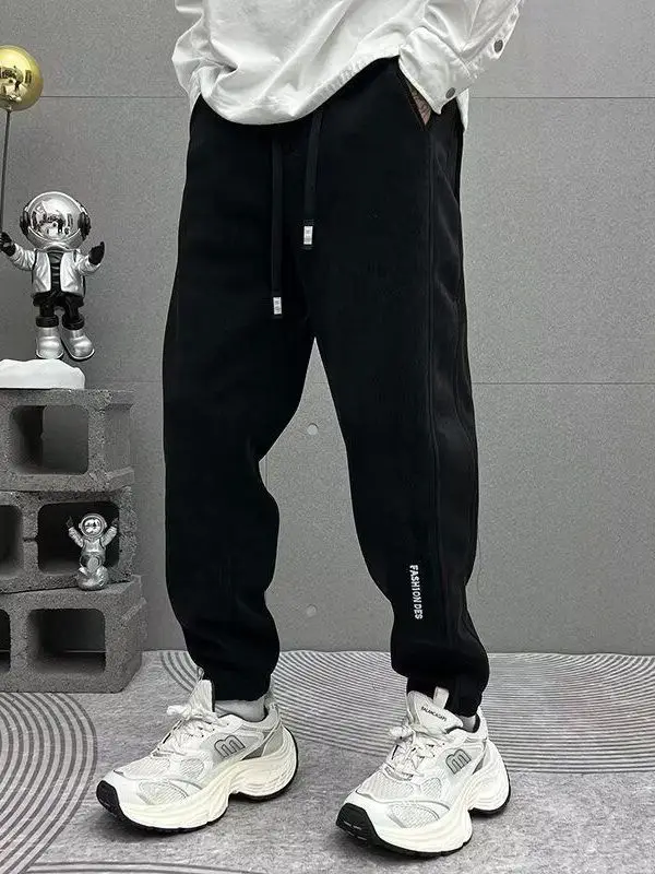 

Рекомендуемые мужские повседневные брюки из Гуанчжоу высокого качества, весна-осень, простые, свободного кроя, длинные брюки, в стиле арт-поли...