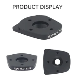 Bicycle Computer Stand, CNC Aluminum SYNCROS Cap, COMPUTER MOUNT for Garmin, Wahoo, Bryton, FRASER IC SL, WC, DC, XC Handlebars
