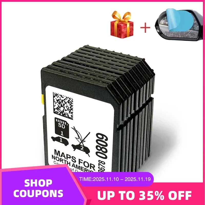 

Sat Nav SD Card Update USA CAN MEX Maps GPS Card Navigation for Cadillac CT5 2020-2023 Car Update Map Data VIN 8678-0809 8GB