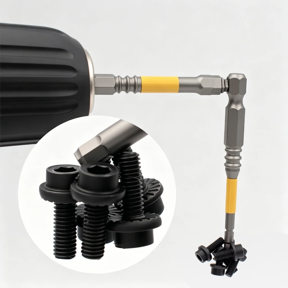 6pcs Professional Grade Screwdriver Bits with Pagoda Socket Design for Reliable Performance in Heavy-Duty Tasks