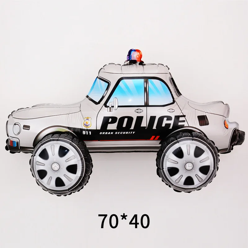 3D-Stereo-Cartoon-Bausatz Auto aus Aluminiumfolie, Hot Wheels Partyballon, Geburtstagsständer-Dekoration, 3D-Puzzle Rennauto