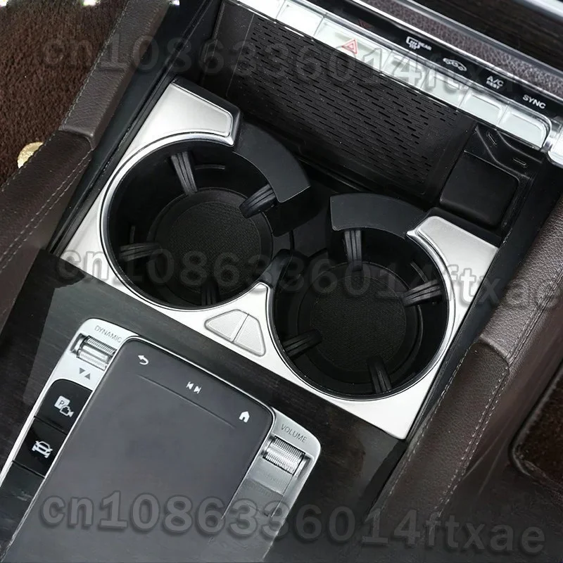 Specially Used for 20-26 Mercedes-Benz GLE Water Cup Holder Trim Gle350 Gls450 Modified Interior Center Control Trim