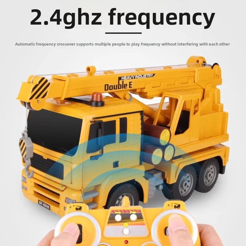Camión doble águila 1/20, coche de Control remoto, grúa Rc, modelo de vehículo de ingeniería, grúa eléctrica, coche de juguete, regalo para niños y hombres