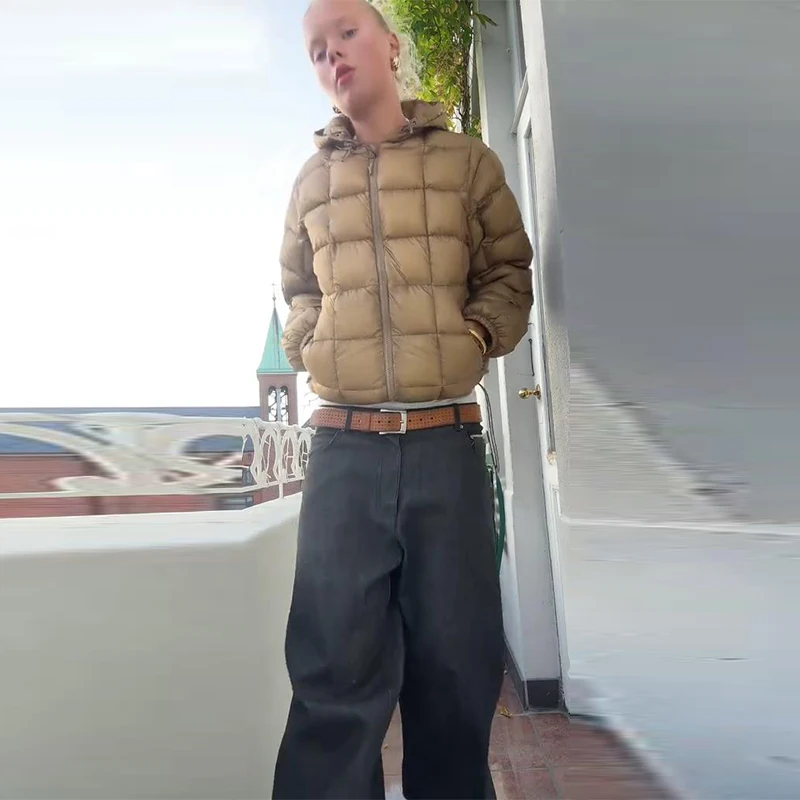 Pão com capuz jaqueta feminina casaco bainha elástica sólido novo outwear feminino solto casual curto zíper quente jaquetas de inverno para senhoras