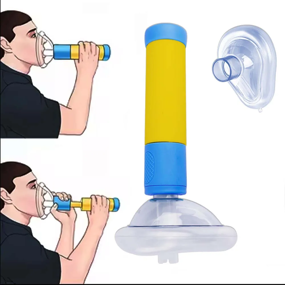 

Choking Rescues Device for Kids and Adults with 2 Mask Anti Choking Device Portable Choking Emergency Device Home Kit