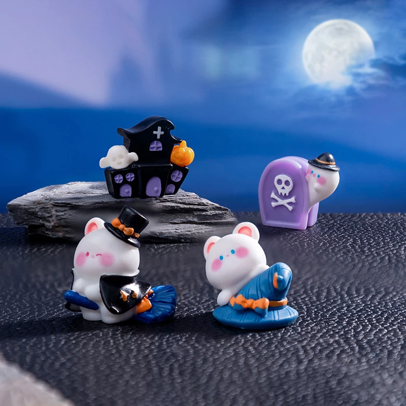 Halloween Trinket Decoration Kawaii Desktop Ornament Halloween Gift For Children Car Interior Accessories Supplies image 3