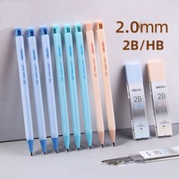 2.0mm Unbreakable Mechanical Pencil – Thick Lead HB/2B for Kids, Students & Sketching | Includes Sharpener Writing Stationery