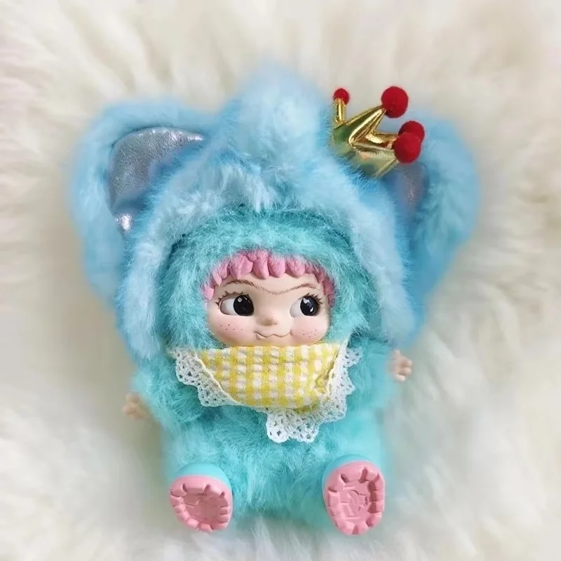 

Ограниченная серия Wakuku Elephant Tian Tian Blue Starlight Pendant Card Series, оригинальная милая кукла-подвеска, игрушка, детский подарок