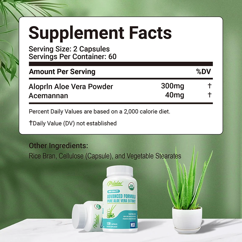 Aloe Vera Extract - Acemannan, Digestion and Detox Cleansing, Immune  Support | eBay